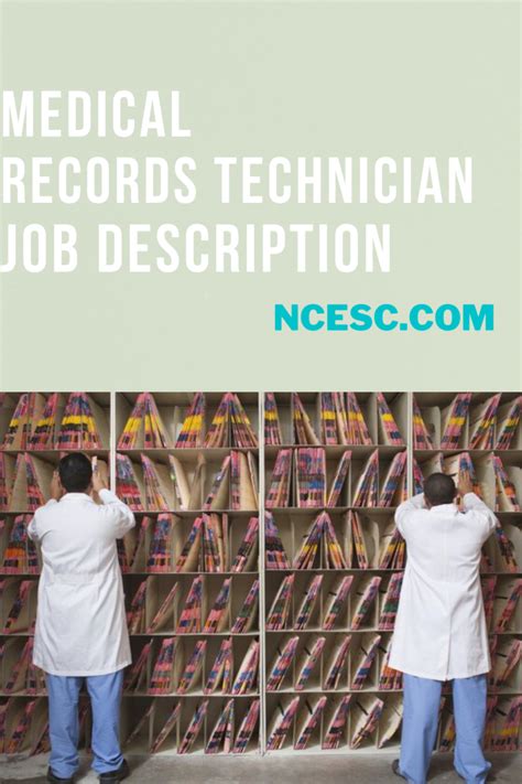 Medical Records Technician Job Duties