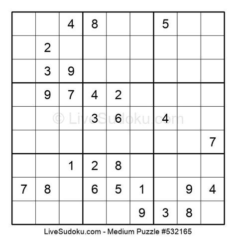 Medium Challenge Sudoku