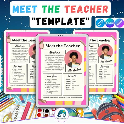 Meet the Teacher Template 1