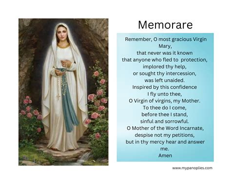 Memorare Prayer Image 7