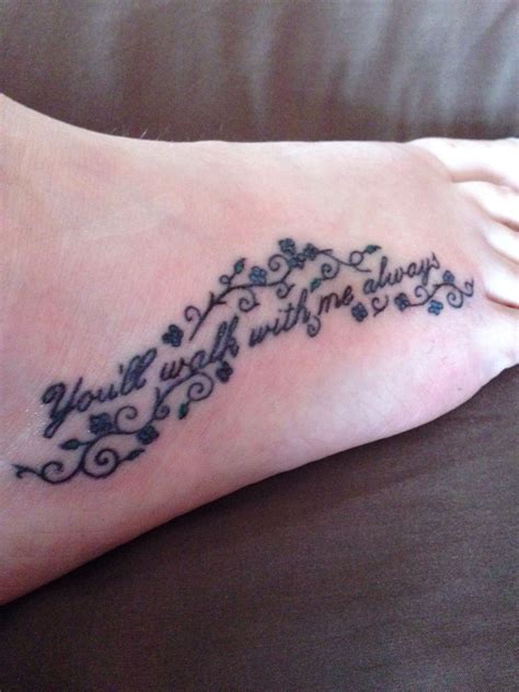 Memorial Ankle Tattoos