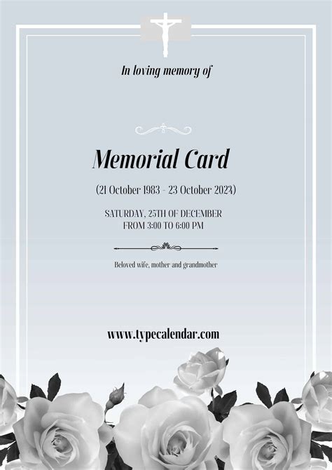 Memorial Card Online