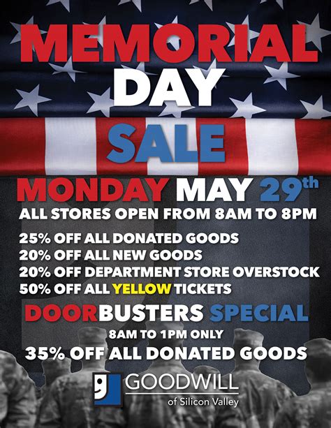 Memorial Day Sales