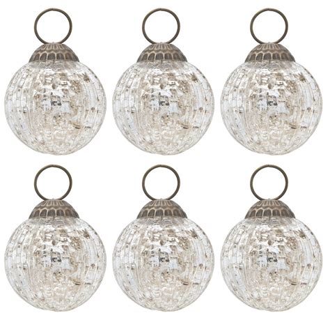 Mercury Glass Ball Ornaments