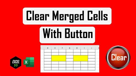 Merge Cells Button