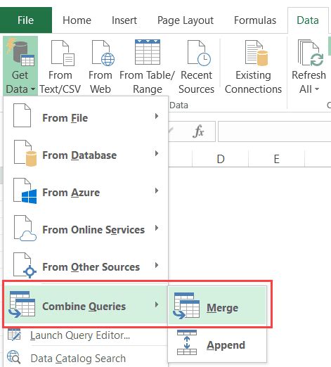 Merging Excel Tabs Using Power Query