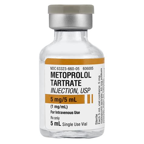 Metoprolol Injectable