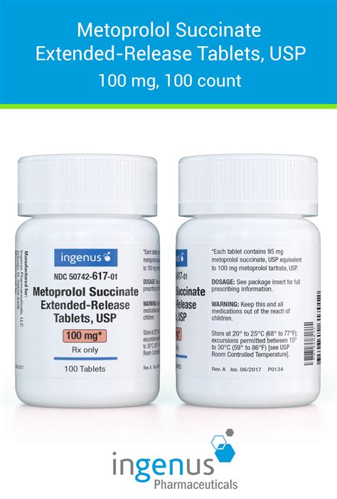 Metoprolol Succinate Extended Release Tablets