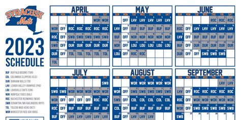 Mets Schedule Image 3