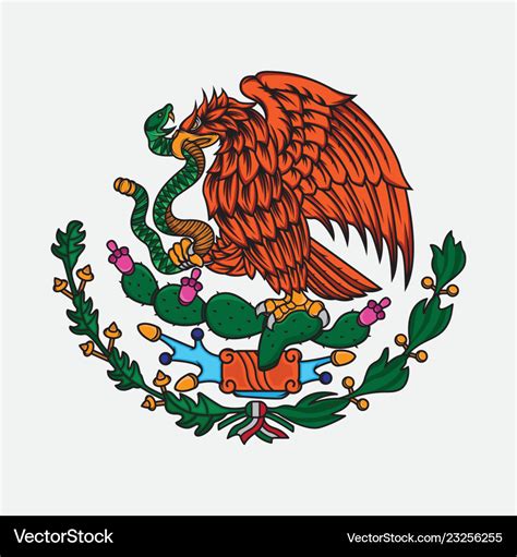 Mexican Flag Eagle Image 1