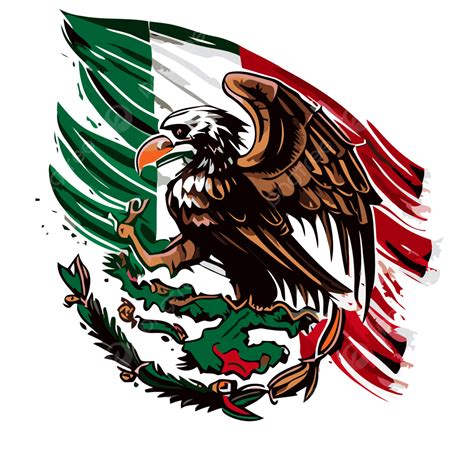 Mexican Flag Eagle Image 10