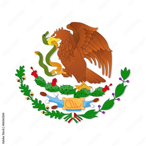 Mexican Flag Eagle Image 8