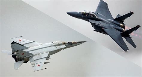 MiG-25 and F-15 design philosophy comparison