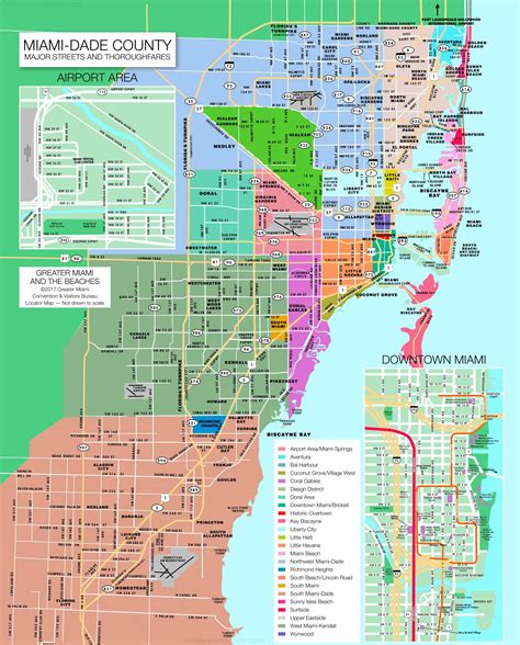 Map of Miami Dade County