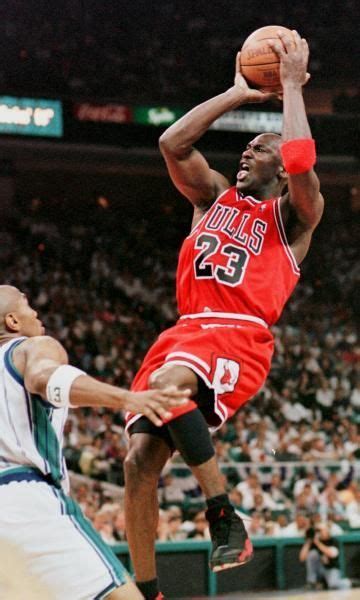 Michael Jordan in action