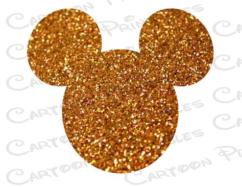 Glittery Mickey Mouse ears