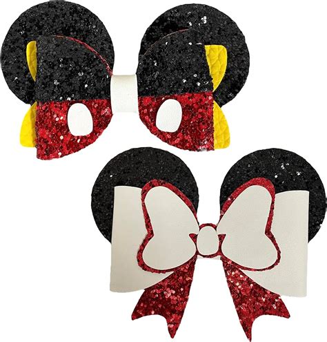 Mickey Mouse ears on a hair clip