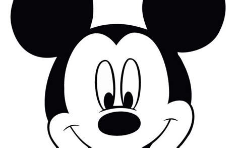 Mickey Mouse Face Template