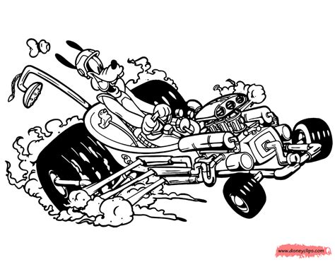 Mickey Mouse Roadster Racers Coloring Pages