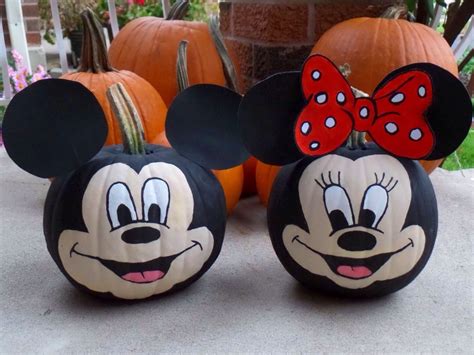 Mickey Pumpkin Painting Designs Free