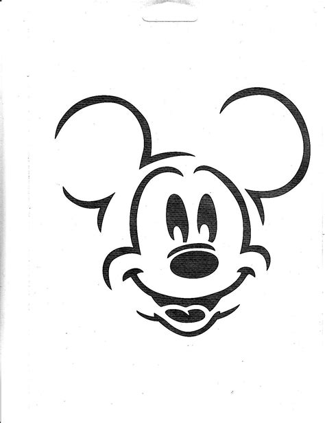 Mickey Pumpkin Painting Stencils