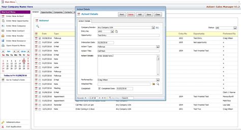 Microsoft Access Sales Database Template for Small Business