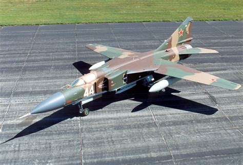 MiG-23 Jet Fighter in Flight