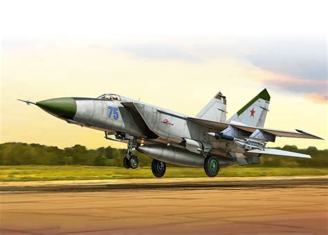 Mikoyan Gurevich Mig 25 In Flight