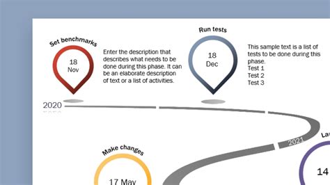 Milestone Infographic Timeline Excel Template Download