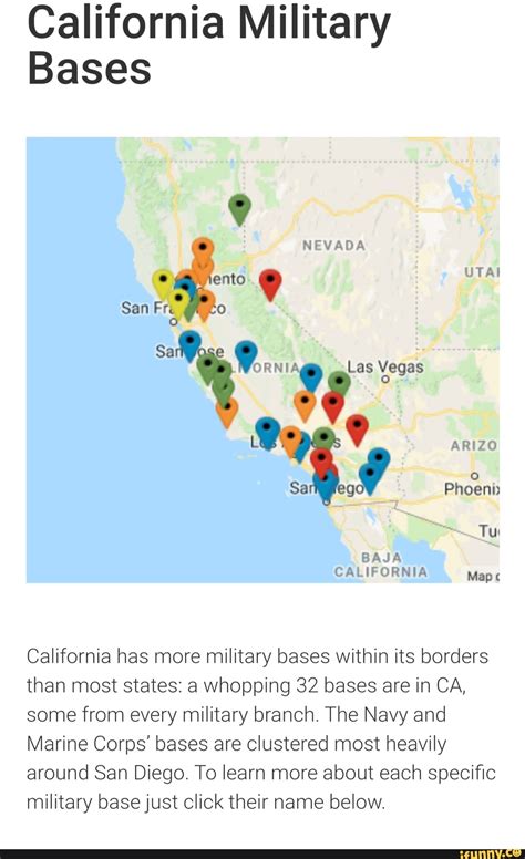 Military Bases California