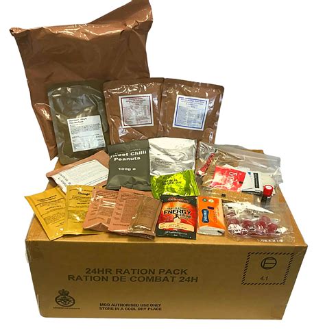 Prepared Military Rations for Survival and Emergency Situations