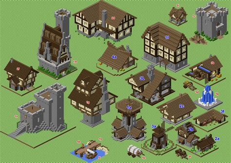 Minecraft 1.20 Template Medieval Village Layout