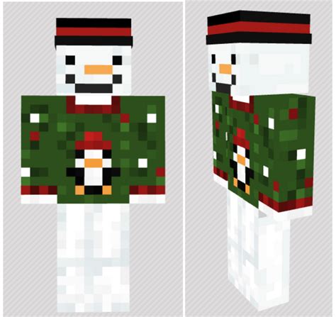 Minecraft Christmas Skin Template Gallery Image 6