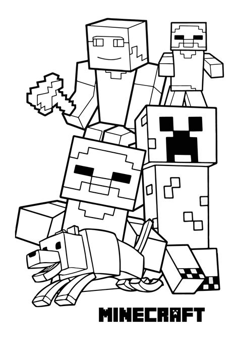 Minecraft Coloring Pages