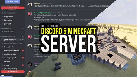 Minecraft Community Discord Server Templates