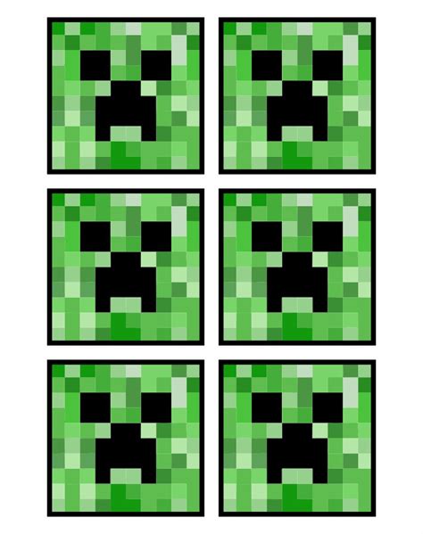 Minecraft Creeper Printable