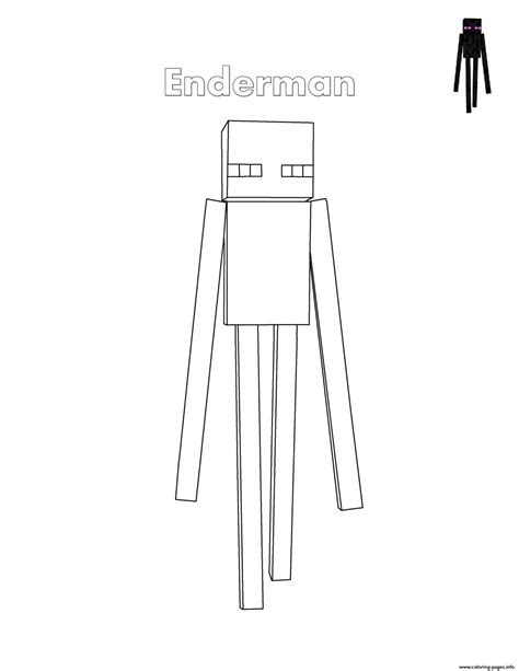 Minecraft Enderman Printable