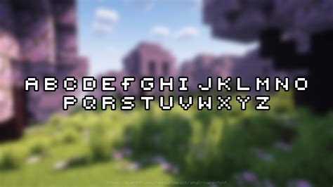 Minecraft Resource Pack Fonts Example