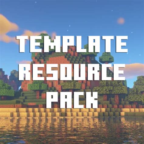 Minecraft Resource Pack Template