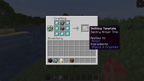 Minecraft Smithing Template 4