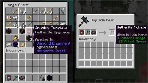 Minecraft Smithing Template Upgrade Image