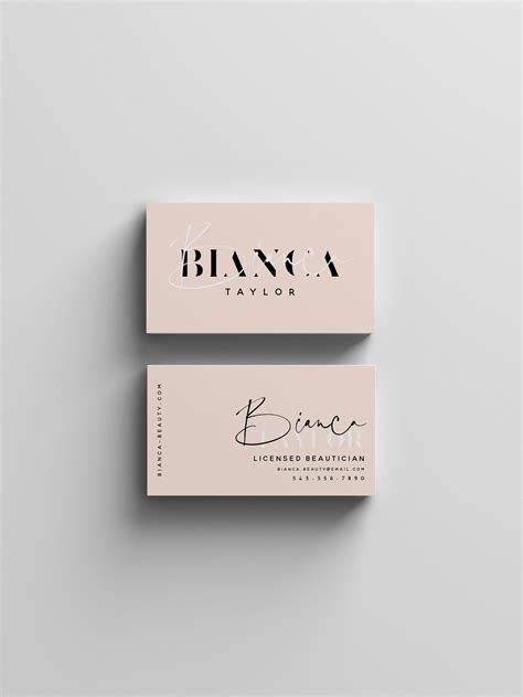 Minimalist Name Card Design