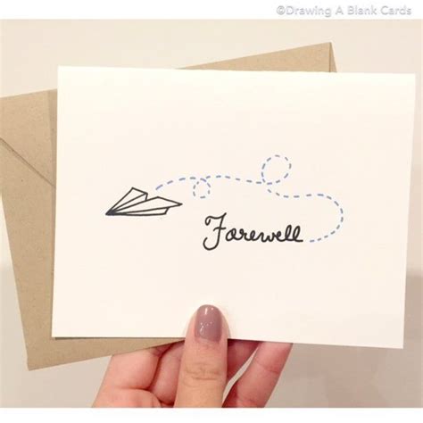 Minimalist Goodbye Card Template