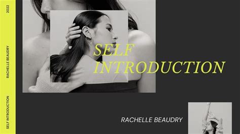 Minimalist Self Introduction PowerPoint Template