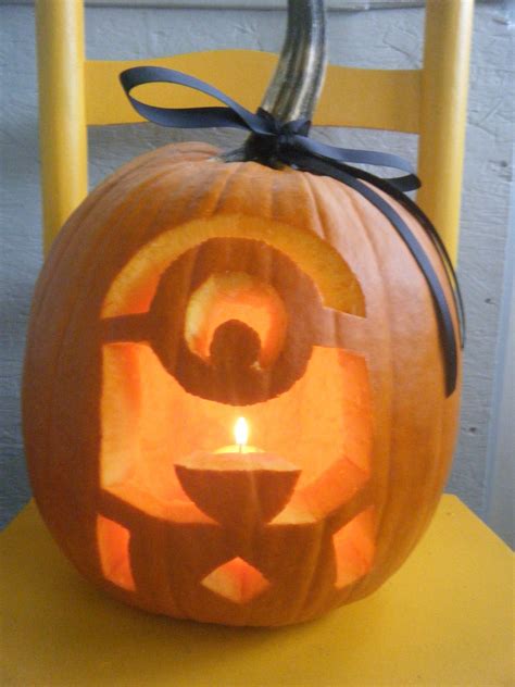 Minion Pumpkin Carving Designs Ideas