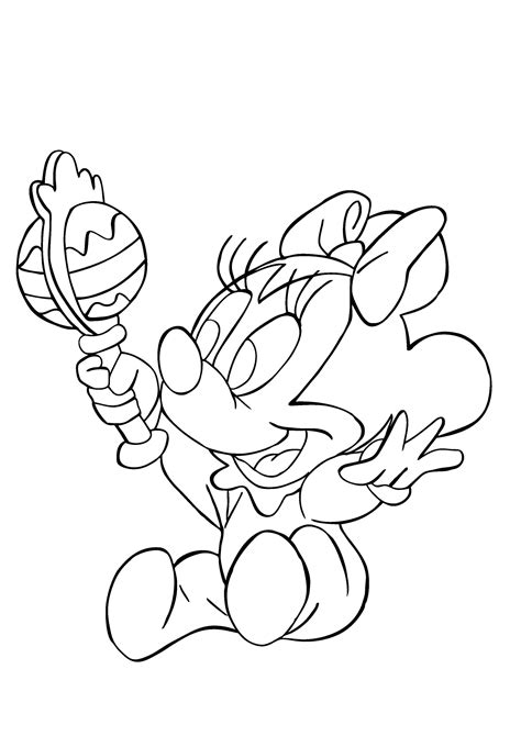 Minnie Mouse Coloring Page