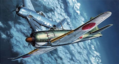 Mitsubishi A7M Reppu in flight