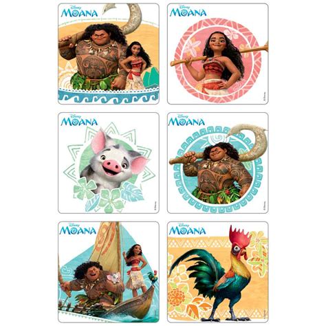 Moana Disney printable stickers