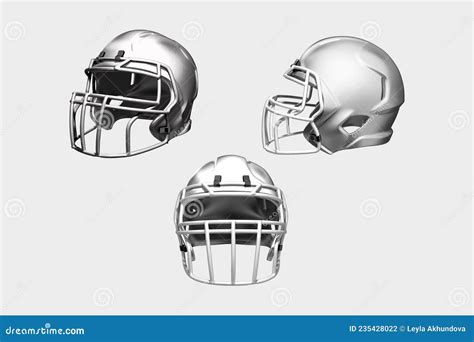 Modern Football Helmet Template