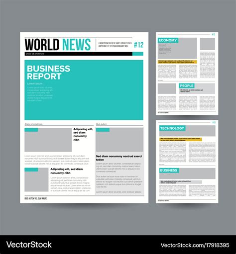 Modern Newspaper Template